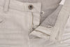 White Cotton Stretch Slim Jeans