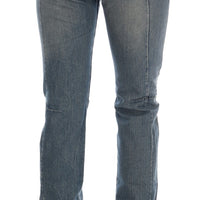 Blue Cotton Stretch Denim Jeans