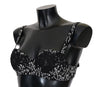 Black Silk White Lace Stretch Underwear Bra