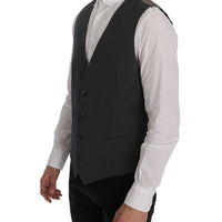 Gray STAFF Cotton Striped Vest