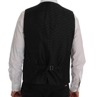 Black  STAFF Cotton Striped Vest