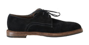 Black Suede Leather Formal Shoes