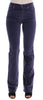 Purple Corduroy Stretch Bootcut Pants