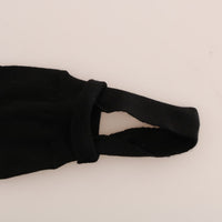 Black Cashmere Stretch Tights
