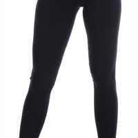 Black Cashmere Stretch Tights