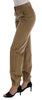 Beige Cotton Corduroys Pants