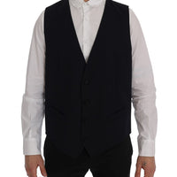 Blue STAFF Wool Stretch Vest