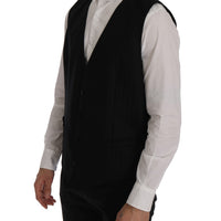 Black STAFF Wool Stretch Vest