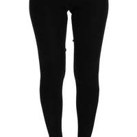 Black Cashmere Stretch Tights