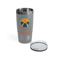 Dad's Day Gift, It's the Journey Plus Personalized Saying on Ringneck Tumbler, 20oz