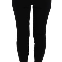 Black High Waist Stretch Tights