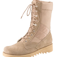 G.I. Type Ripple Sole Desert Tan Jungle Boots - 10 Inch