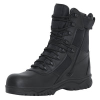 Forced Entry Tactical Boot With Side Zipper & Composite Toe - 8 Inch