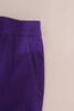 Purple Wool Flare Pants