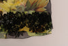 Multicolor Sunflower Floral Lace Dress