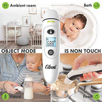 Cibeni Thermometer for Fever - Forehead and Ear - All Ages - Infrared Digital