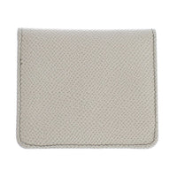 White Dauphine Leather Case Wallet