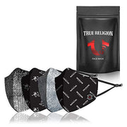 True Religion 4 Pack Multicoloured with 12 PM 2.5 Filters Face Mask