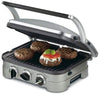 Cuisinart 5-in-1 Griddler, GR-4N, Silver with Silver/Black Dials