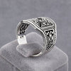 925 Sterling Silver Men's Handmade Ring Unique Vintage Design - Hull Hill