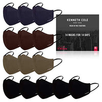 Kenneth Cole Face Mask 7 Pack with Heiq V-block Protection, Breathable