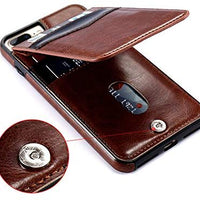 iPhone PU Leather Vertical Flip Multi Cardholder Case