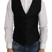 Black Polka Dot Pattern Vest