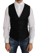 Black Polka Dot Pattern Vest