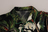Multicolor Silk Jungle Print Shirt