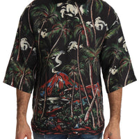 Black Volcano Sicily Short Sleeve T-Shirt