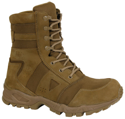 AR 670-1 Coyote Brown Forced Entry Tactical Boot - 8 Inch