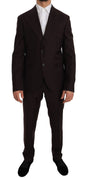 Bordeaux Wool Two Button Slim Fit Suit