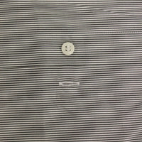 Gray Striped Cotton Casual Shirt