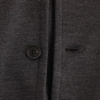 Gray Comfort Stretch Two Button Blazer