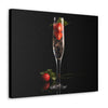 Champagne and Strawberries on Canvas Gallery Wraps