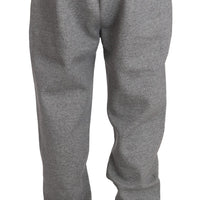 Gray Cotton Sweater Pants Tracksuit