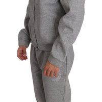 Gray Cotton Sweater Pants Tracksuit