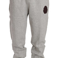 Gray Cotton Sweater Pants Tracksuit