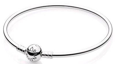 Pandora 590713-19 Bangle Bracelet, add charms, 19cm