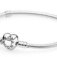 Pandora 590719-20 Heart Clasp Bracelet for Charms, 20cm