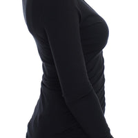 Black Stretch Longsleeve Sweater