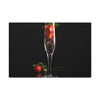 Champagne and Strawberries on Canvas Gallery Wraps