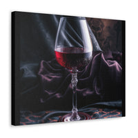 Red Wine in a Fancy Glass on Canvas Gallery Wraps