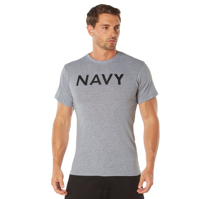 Grey Navy Physical Training T-Shirt