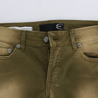 Green Wash Slim Fit Cotton Stretch Jeans