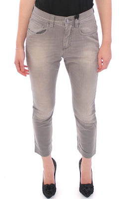 Gray BOYISH Boyfriend Stretch Jeans