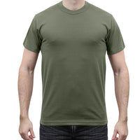 Solid Color 100% Cotton T-Shirt