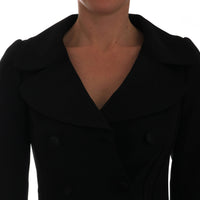 Black Short Croped Jacket Blazer