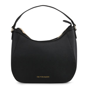 Trussardi - 76BTS11 Black Leather Shoulder Bag