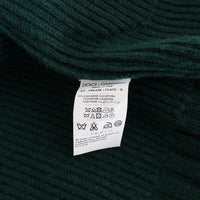 Green Knitted Cashmere Cardigan